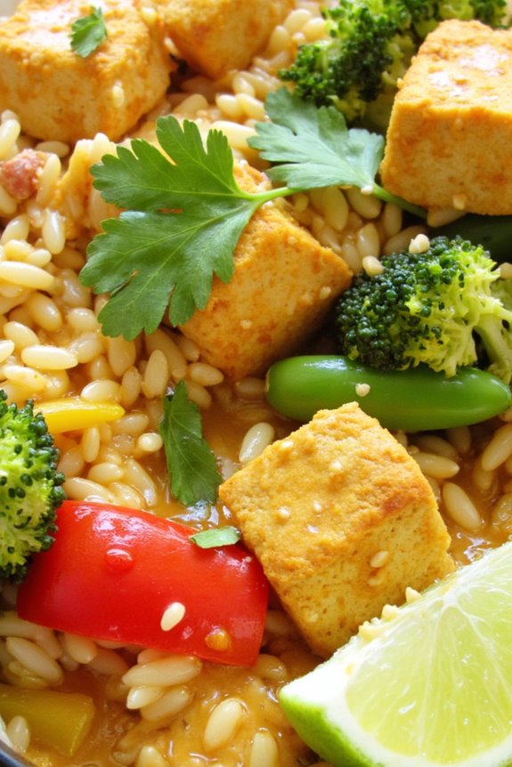 thai coconut curry casserole