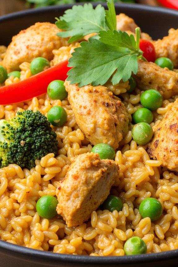 thai coconut curry rice