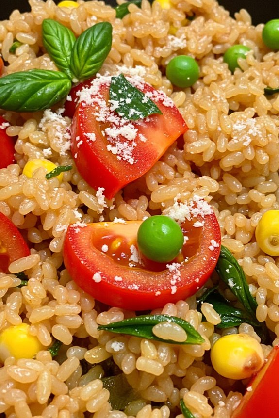 tomato basil fried rice