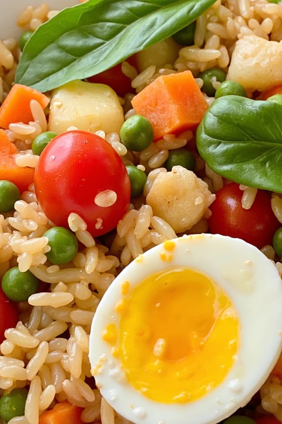 tomato basil fried rice