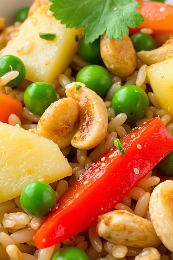 tropical pineapple cashew delight