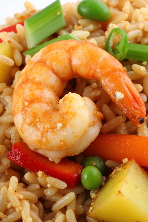 tropical shrimp fried rice
