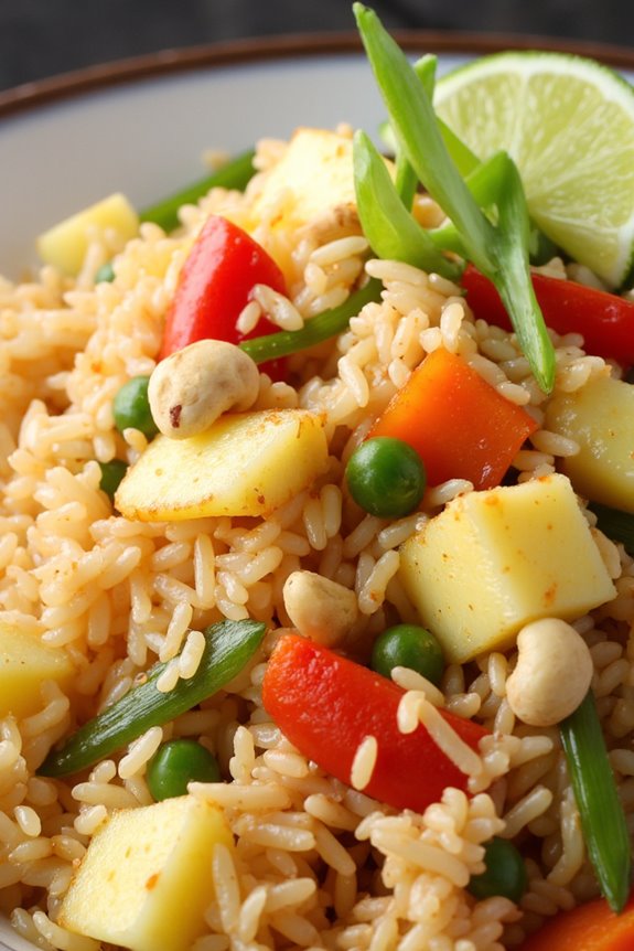 tropical sweet savory fusion