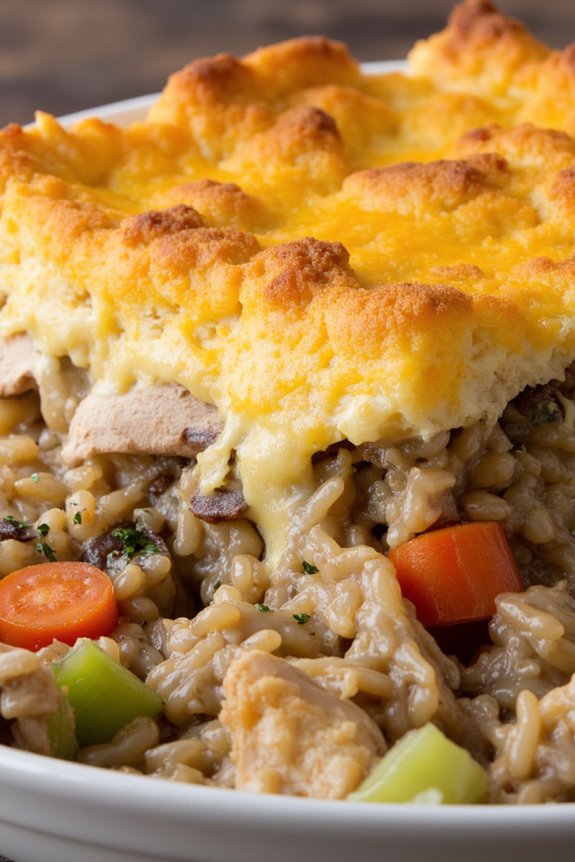 turkey wild rice casserole delight