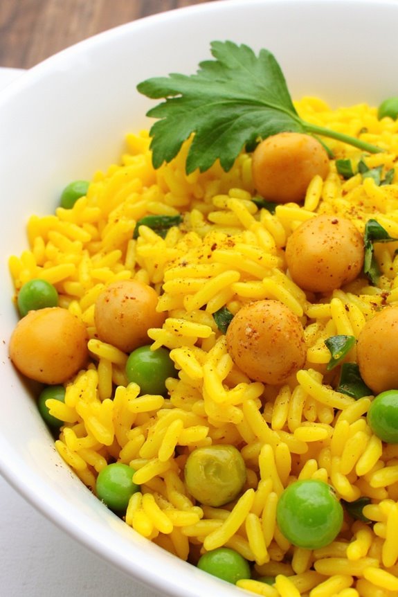 turmeric chickpea rice recipe