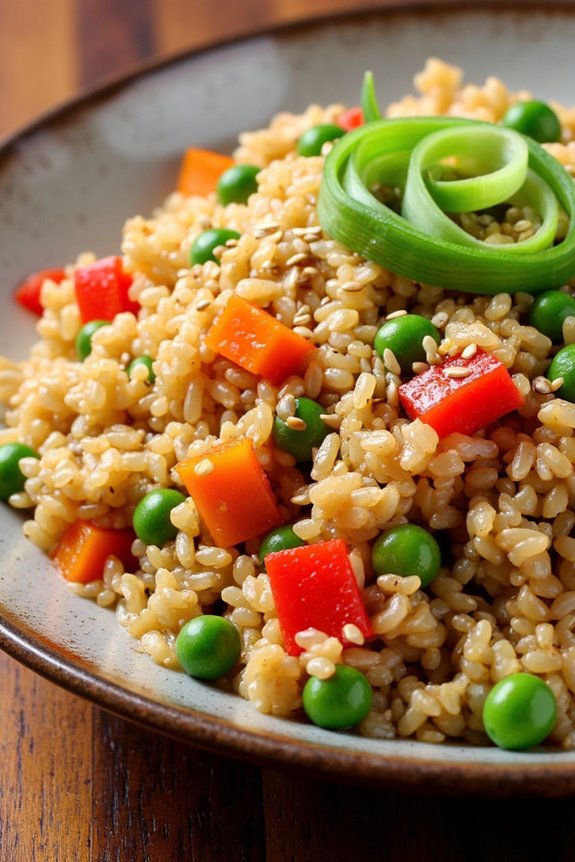 vegan quinoa fried rice recipe