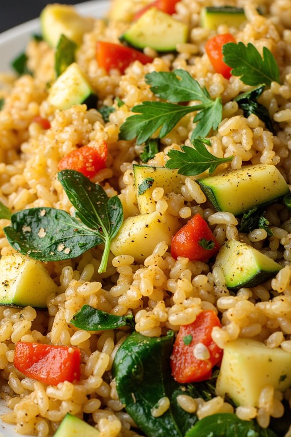 vegetable infused dirty rice recipe