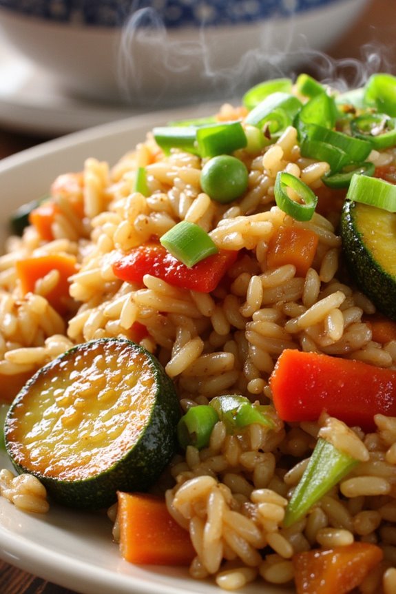 vegetable packed fried rice recipe