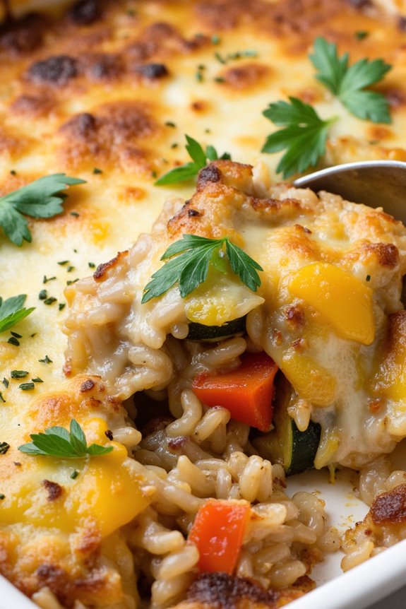 vegetarian french onion casserole