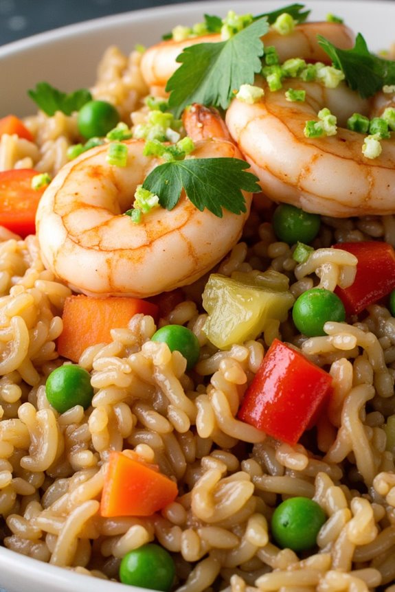 vibrant cilantro lime shrimp