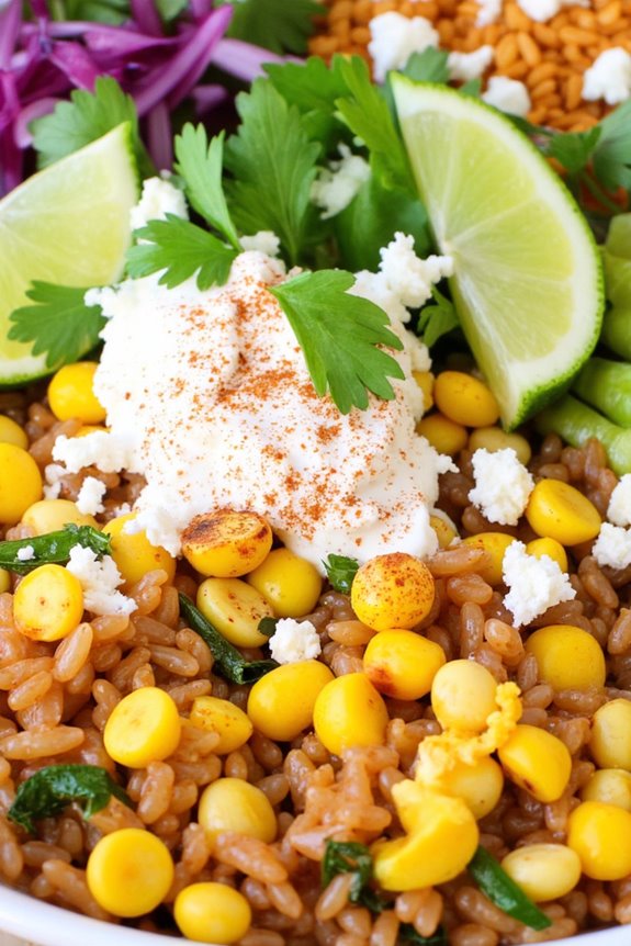 vibrant mexican street bowl
