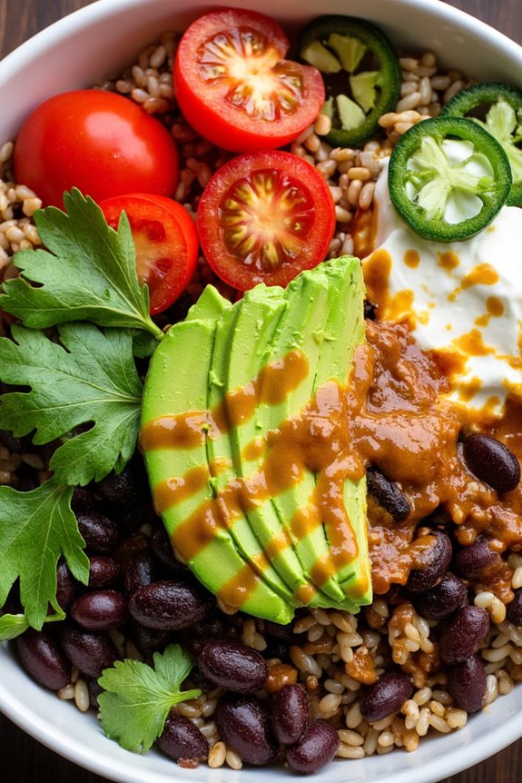 vibrant nutritious spicy meal