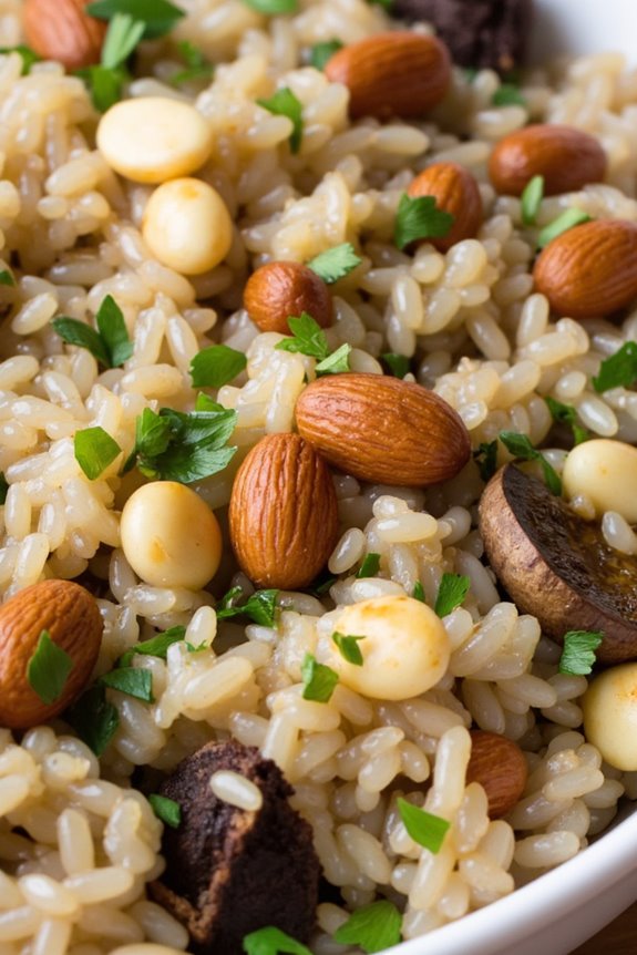 wild mushroom rice delight