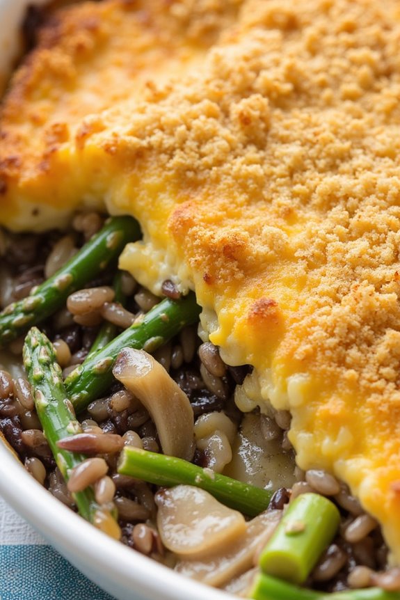 wild rice asparagus casserole delight