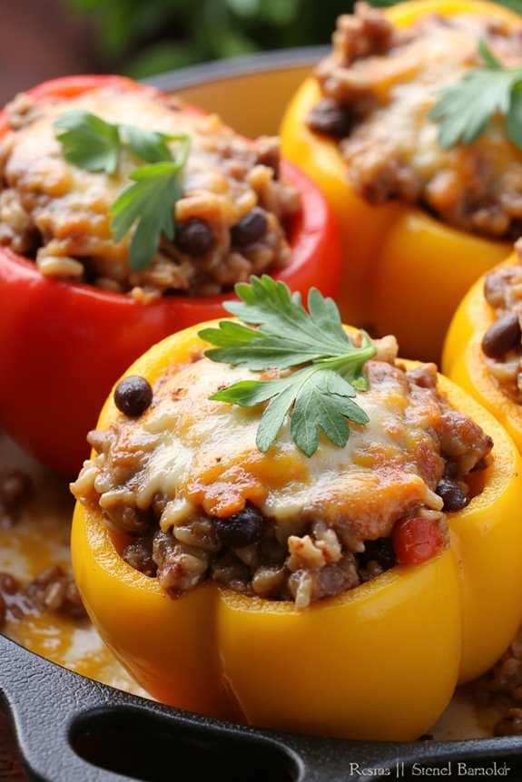 wild rice stuffed peppers recipe