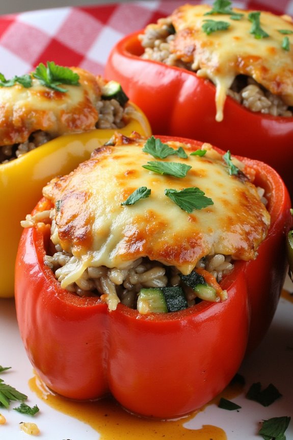 wild rice stuffed peppers recipe