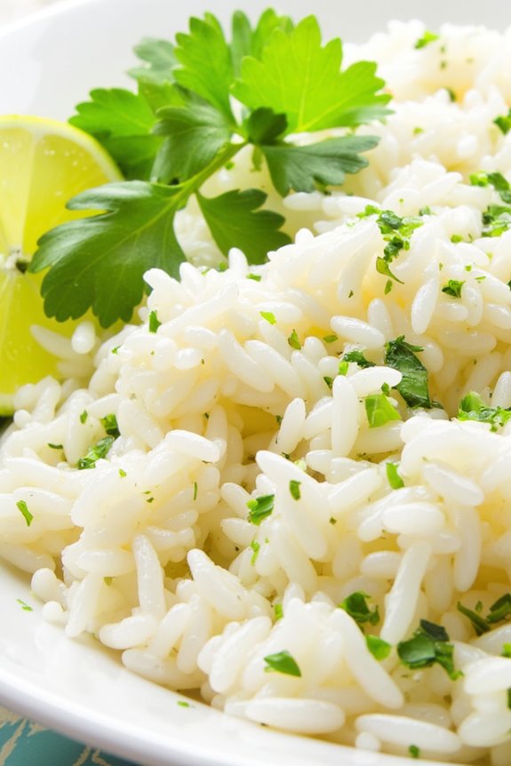 zesty cilantro lime rice