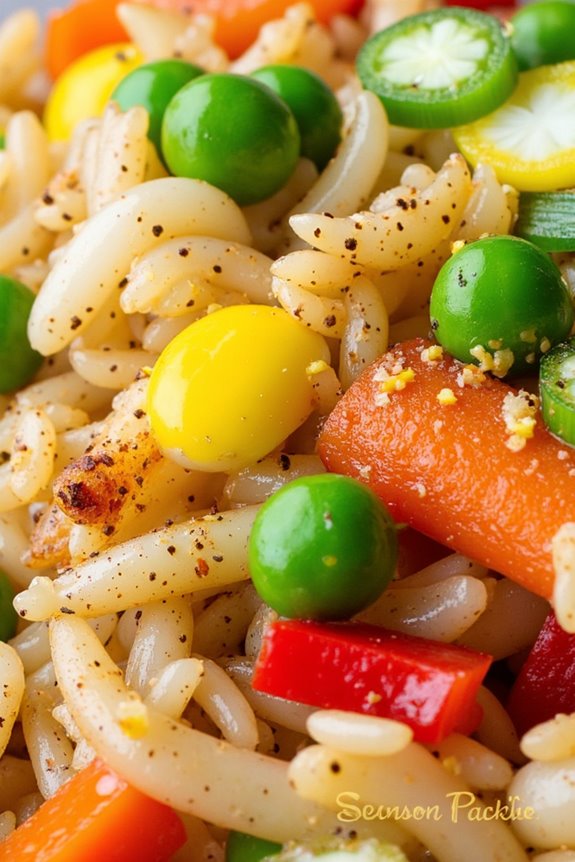 zesty lemon pepper fried rice