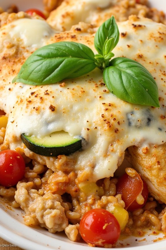 zucchini tomato chicken casserole